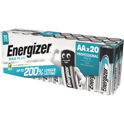 Energizer Max Plus Pro AA batterier 20-pack
