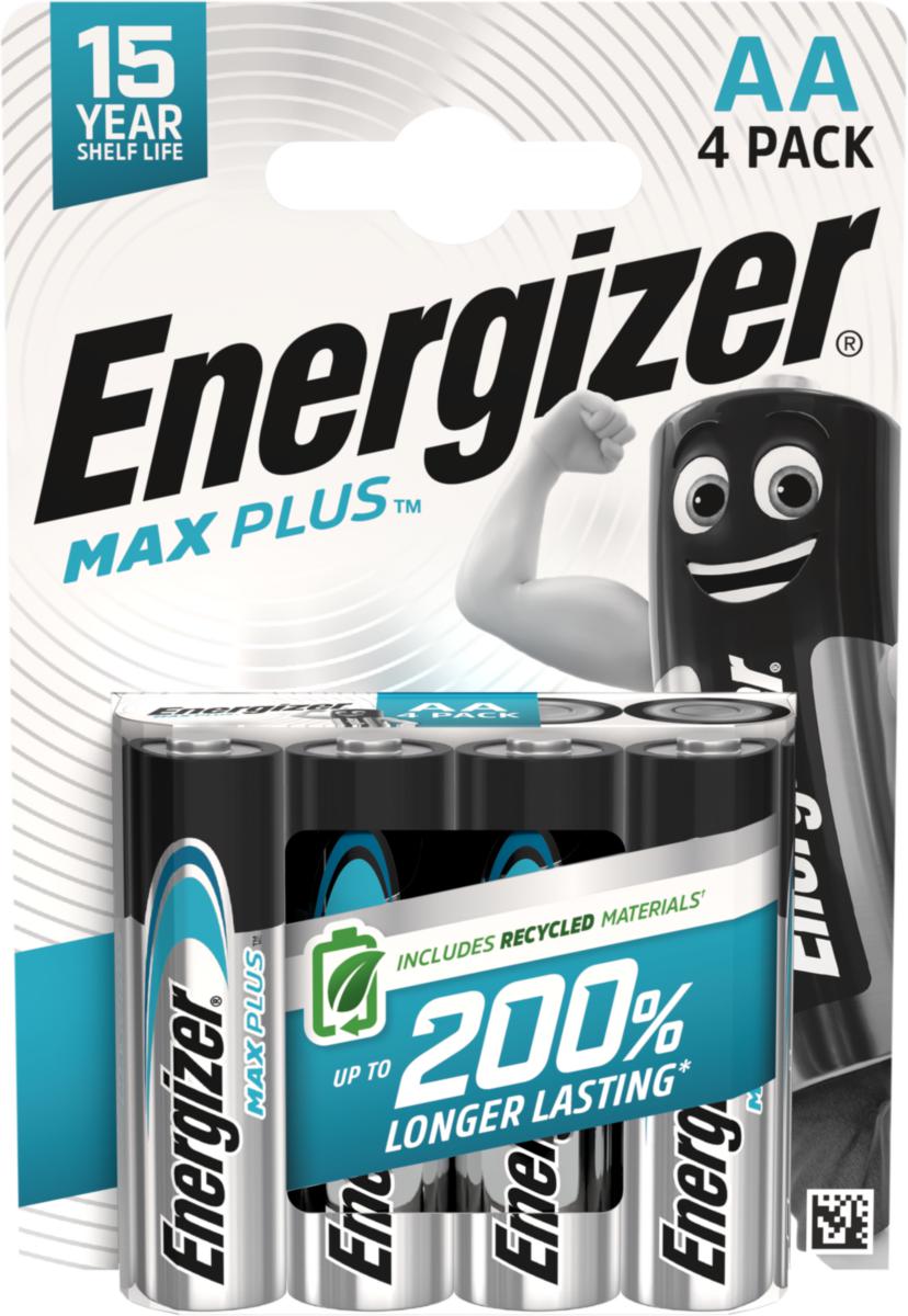 Energizer Max Plus Pro AA batterier 4-pack