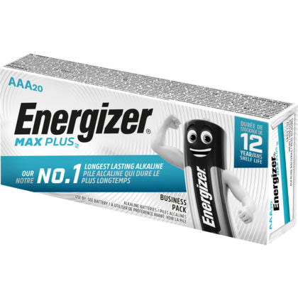Energizer Max Plus Pro AAA batterier 20-pack