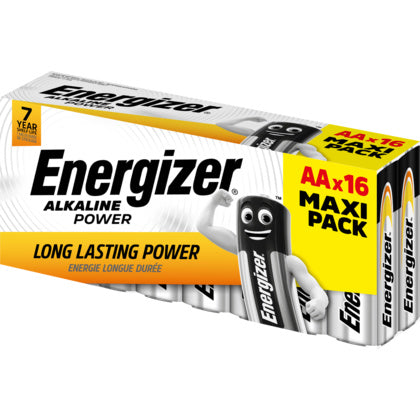 Energizer Alkaline AA batterier 16-pack